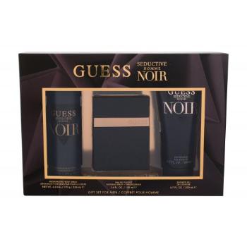 GUESS Seductive Homme Noir zestaw Edt 100 ml + Żel pod prysznic 100 ml + Dezodorant 226 ml dla mężczyzn