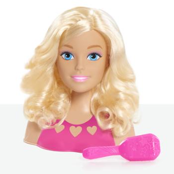Barbie Mini Głowa do stylizacji, włosy blond