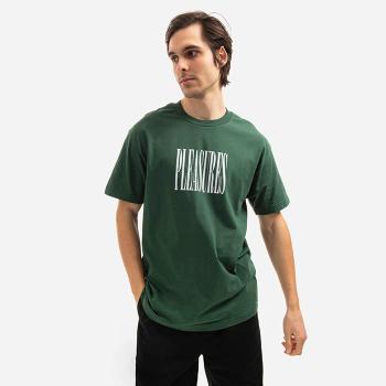 Koszulka męska PLEASURES Stretch T-shirt P21W044-FOREST GREEN