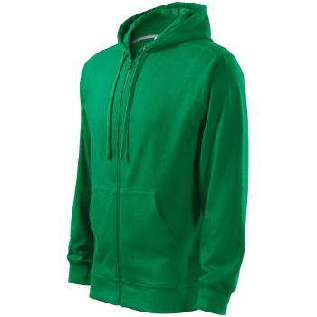 Bluza męska z kapturem, zielona trawa, XL