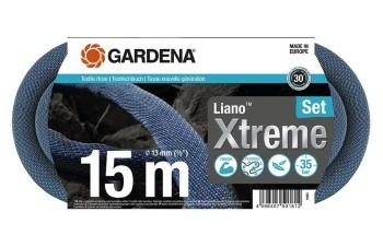 GARDENA Wąż tekstylny Liano Xtreme 15 m zestaw