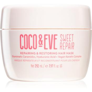 Coco & Eve Sweet Repair intensywna maseczka do wzmocnienia włosów i nadania im większego połysku 212 ml