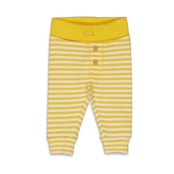 Feetje Spodnie dresowe w paski w kolorze żółtym