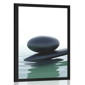Plakat balans zen - 40x60 white
