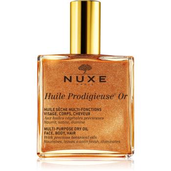 Nuxe Huile Prodigieuse Or multifunkcyjny suchy olejek z brokatem do twarzy, ciała i włosów 100 ml