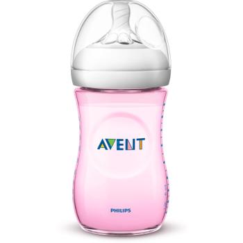 Philips Avent Natural butelka dla noworodka i niemowlęcia 1m+ Pink 260 ml