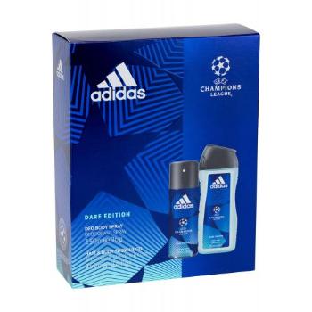 Adidas UEFA Champions League Dare Edition zestaw Dezodorant 150 ml + Żel pod prysznic 250 ml dla mężczyzn