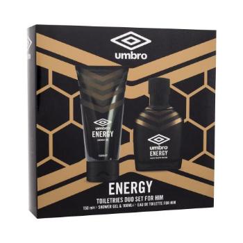 UMBRO Energy zestaw EDT 100 ml + żel pod prysznic 150 ml dla mężczyzn