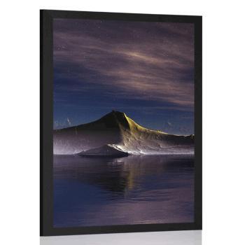 Plakat futurystyczne góry - 40x60 black