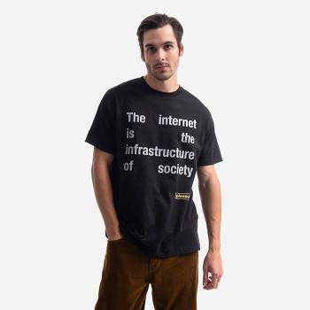 Koszulka męska PLEASURES Internet T-Shirt P21F048-BLACK