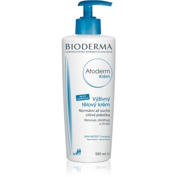 Bioderma Atoderm Cream odżywczy krem do ciała dla normalnej i suchej skóry wrażliwej perfumowany 500 ml