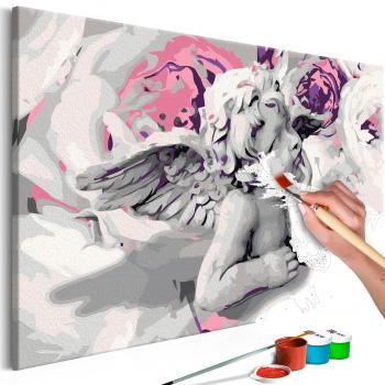 Obraz malowanie po numerach anioł - Angel - 60x40