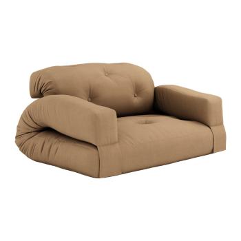 Sofa rozkładana z brązowym obiciem Karup Design Hippo Mocca