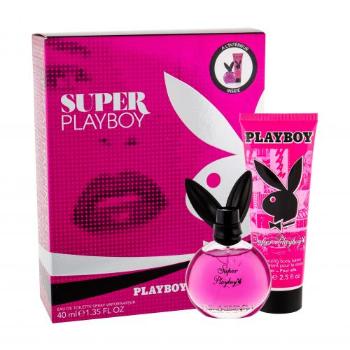 Playboy Super Playboy For Her zestaw Edt 40 ml + Mleczko do ciała 75 ml dla kobiet