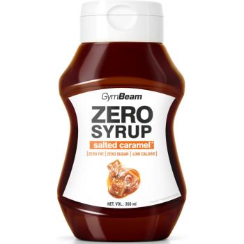 GymBeam Zero Syrup polewa Zero kalorii smak Salted Caramel 350 ml