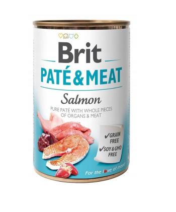 BRIT Pate&amp;Meat salmon 6 x 400 g pasztet z łososiem