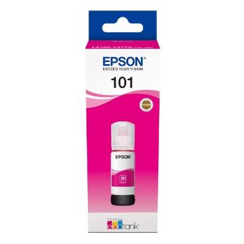 Epson originální ink C13T03V34A, 101, magenta, 70ml, Epson EcoTank L6160,L6170,L6190,L4150,L4160