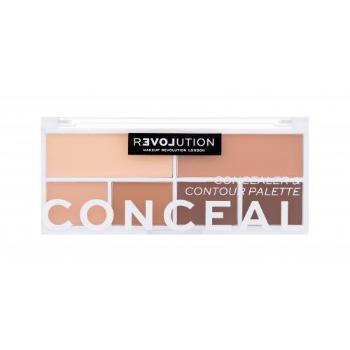 Revolution Relove Conceal Me Concealer & Contour Palette 11,2 g paletka do konturowania dla kobiet Medium