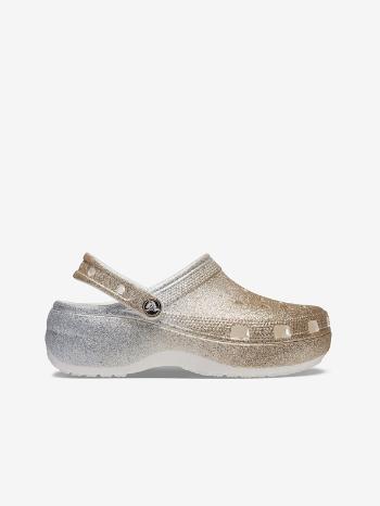 Crocs Kapcie Srebrny