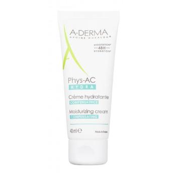 A-Derma Phys-AC Hydra Compensating Moisturizing Cream 40 ml krem do twarzy na dzień dla kobiet Uszkodzone pudełko