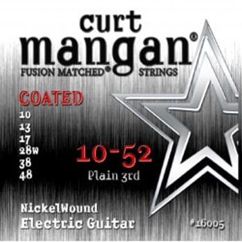 Curt Mangan 10-52 Nickel Wound Coated 16005 Struny Do Gitary Elektrycznej