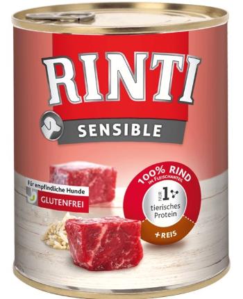 RINTI Sensible Wołowina z ryżem 800 g