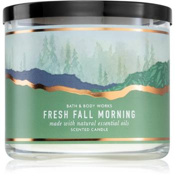 Bath & Body Works Fresh Fall Morning świeczka zapachowa z olejkami eterycznymi 411 g