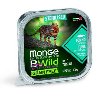 MONGE BWild GF Sterilised karma dla kotów sterylizowanych tuńczyk 100g
