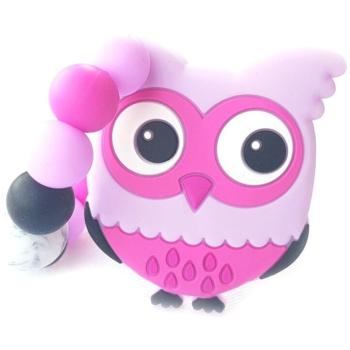 KidPro Teether Owl Pink gryzak 1 szt.