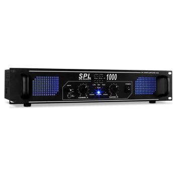 Skytec SPL1000 Audio LED Wzmacniacz DJ PA 2800W Equalizer