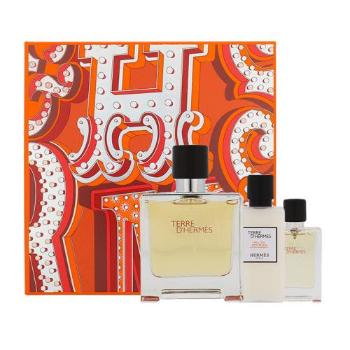 Hermes Terre d´Hermès zestaw Perfumy 75ml + 40ml Balsam po goleniu + 12,5ml Perfumy dla mężczyzn Uszkodzone pudełko
