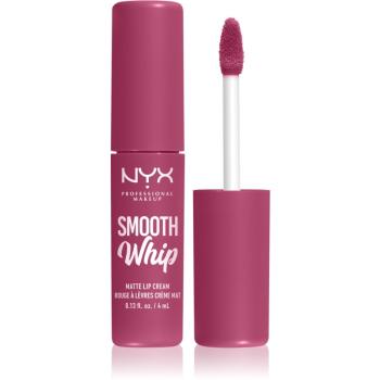 NYX Professional Makeup Smooth Whip Matte Lip Cream jedwabista pomadka o działaniu wygładzającym odcień 18 Onesie Funsie 4 ml