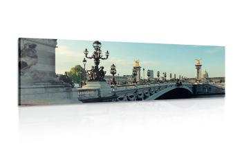 Obraz Most Aleksandra III w Paryżu - 150x50