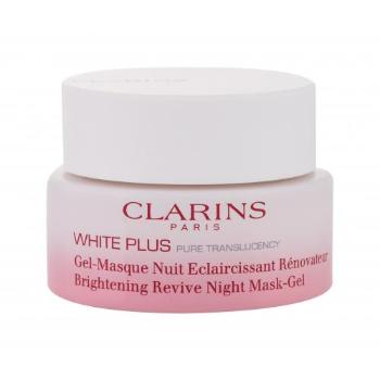 Clarins White Plus Brightening Revive Night Mask-Gel 50 ml maseczka do twarzy dla kobiet