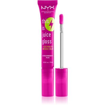 NYX Professional Makeup This Is Juice Gloss nawilżający błyszczyk do ust odcień 03 - Strawberry Flex 10 ml