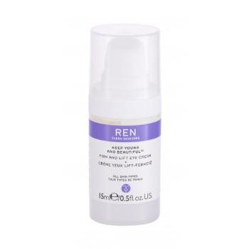 REN Clean Skincare Keep Young And Beautiful Firm And Lift 15 ml krem pod oczy dla kobiet Uszkodzone pudełko