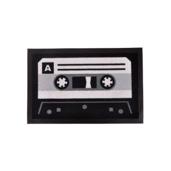 Czarna wycieraczka Hanse Home Cassette, 40x60 cm