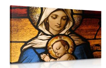 Obraz Matka Boska z Dzieciątkiem Jezus - 90x60