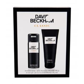 David Beckham Classic zestaw Dezodorant 150 ml + żel pod prysznic 200 ml dla mężczyzn Uszkodzone pudełko