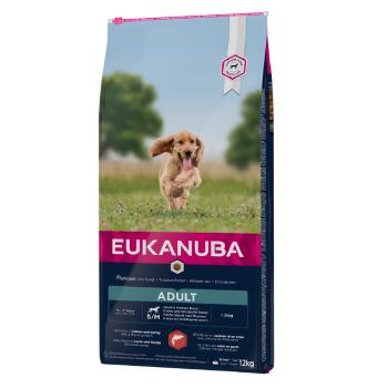 EUKANUBA Dog Dry Base Adult Small &amp; Medium Breeds Salmon &amp; Barley 12 kg