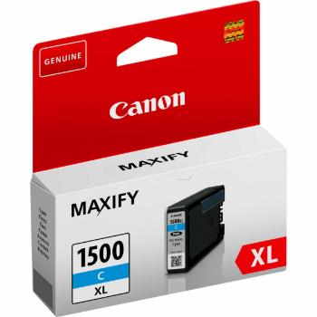 Canon originální ink PGI 1500XL, cyan, blistr, 12ml, 9193B004, high capacity, Canon MAXIFY MB2050, MB2350