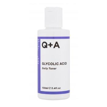 Q+A Glycolic Acid Daily Toner 100 ml wody i spreje do twarzy dla kobiet