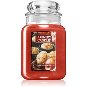 Country Candle Apple Cinnamon Muffin świeczka zapachowa 680 g