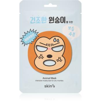 Skin79 Animal For Dry Monkey maseczka płócienna o działaniu silnie nawilżajacym i odżywczym 23 g