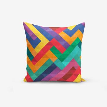 Poszewka na poduszkę z domieszką bawełny Minimalist Cushion Covers Colorful Geometric Desen, 45x45 cm