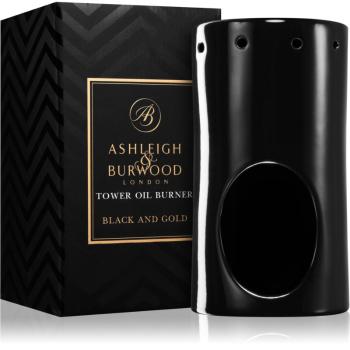 Ashleigh & Burwood London Black and Gold ceramiczna lampa aromatyczna