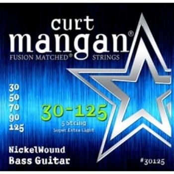 Curt Mangan 30-125 Nickel Bass 5-string 30125 Struny Do Gitary Basowej