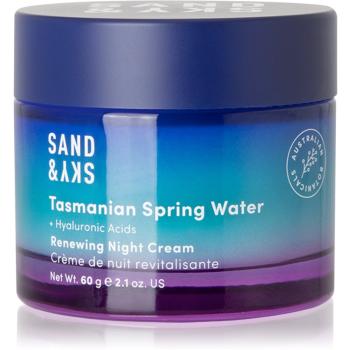 Sand & Sky Tasmanian Spring Water Renewing Night Cream odnawiający krem na noc 60 g