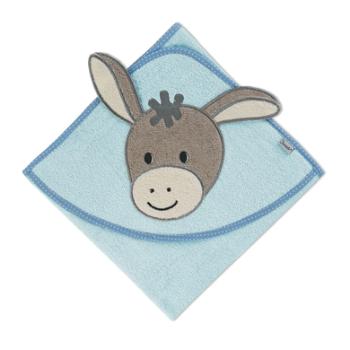 Sterntaler Ręcznik kąpielowy Emmil, niebieski 80 x 80 cm