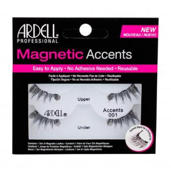 Ardell Magnetic Accents 001 1 szt sztuczne rzęsy dla kobiet Black